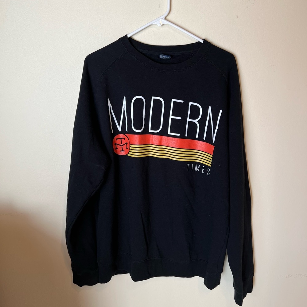 Black Crewneck Sweater Modern Times Brewing